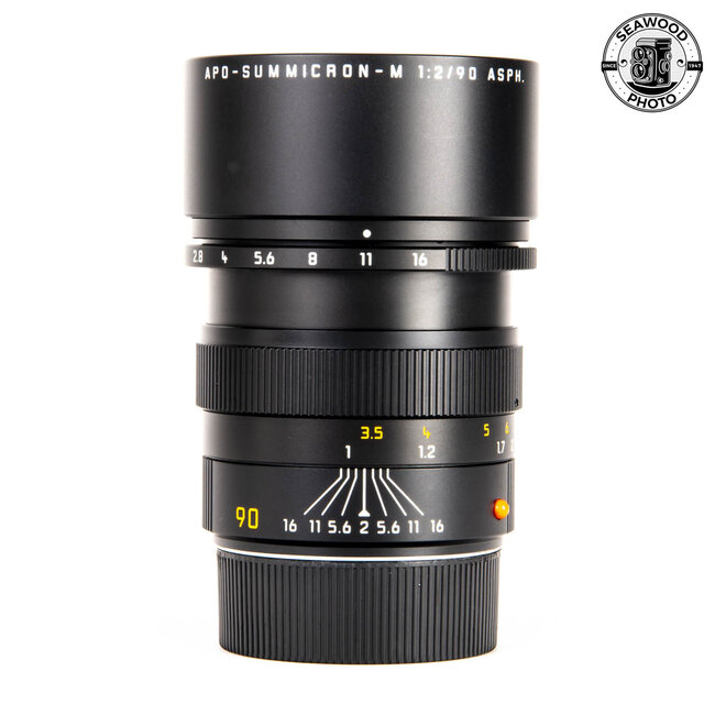 Leica 11884 90mm f2 APO Summicron-M ASPH E55 Lens LIKE NEW
