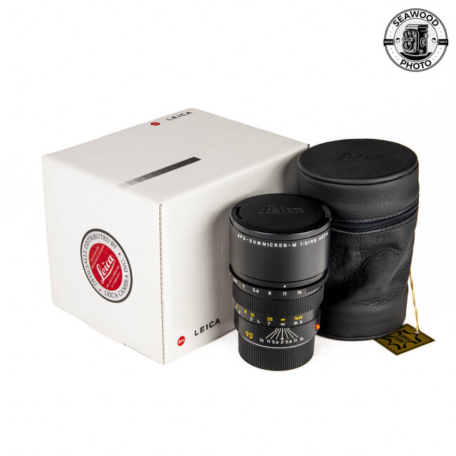 Leica 11884 90mm f2 APO Summicron-M ASPH E55 Lens LIKE NEW