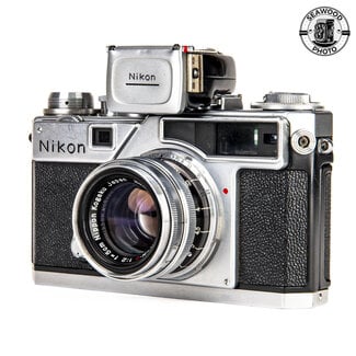 Nikon Nikon SP Rangefinder w/Nikkor 50mm f/2 H.M, Light Meter GOOD+