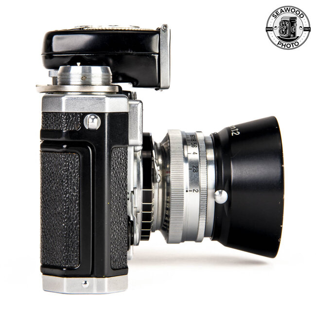 Nikon SP Rangefinder w/Nikkor 50mm f/2 H.M, Light Meter GOOD+