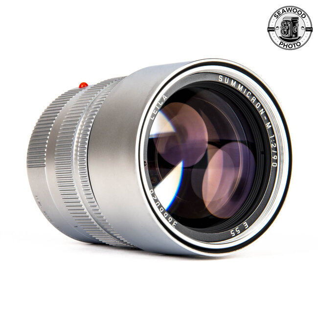 Leica Summicron M 90mm f/2 E55 Lens Silver Ver.3  EXCELLENT