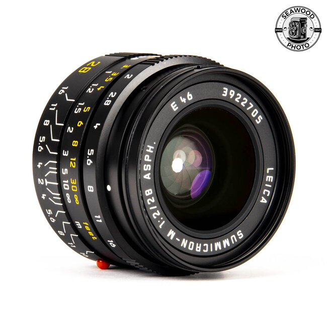 Leica 28mm f/2 Summicron-M 11604. EXCELLENT