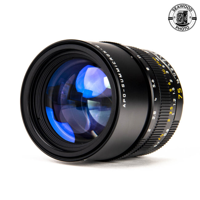 Leica APO-Summicron-M 75mm f/2 ASPH. Aspherical Lens 11637  LIKE NEW