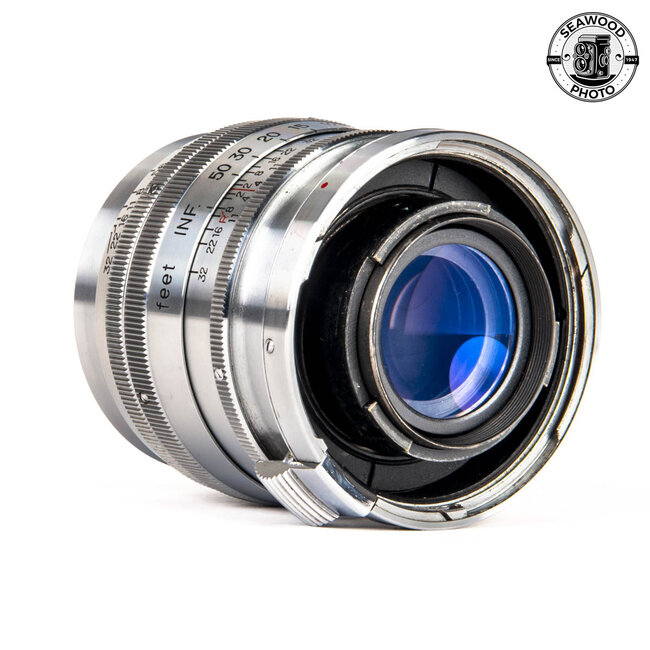 Nikon Nikkor P.C 8.5cm 85mm f/2 Lens for Nikon Rangefinder Cameras EXCELLENT