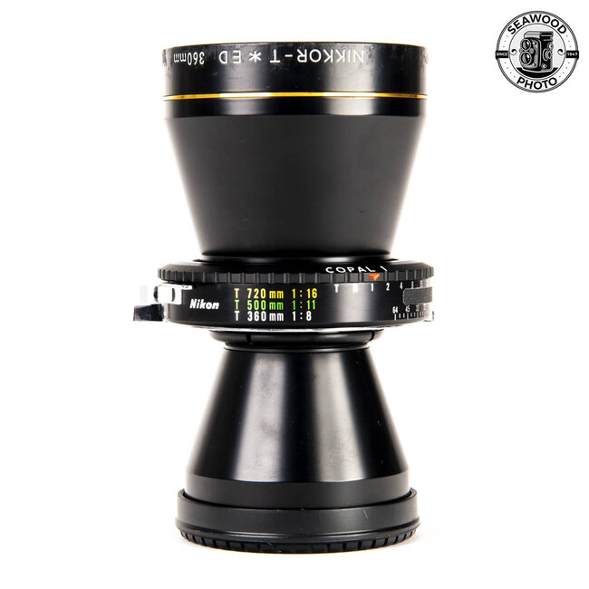 Nikon Nikkor T ED 360mm F8 Convertible w/360 Rear Cell GOOD+