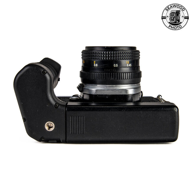 Pentax ME Super w 50mm f 1.9 Auto Chinon w Winder GOOD