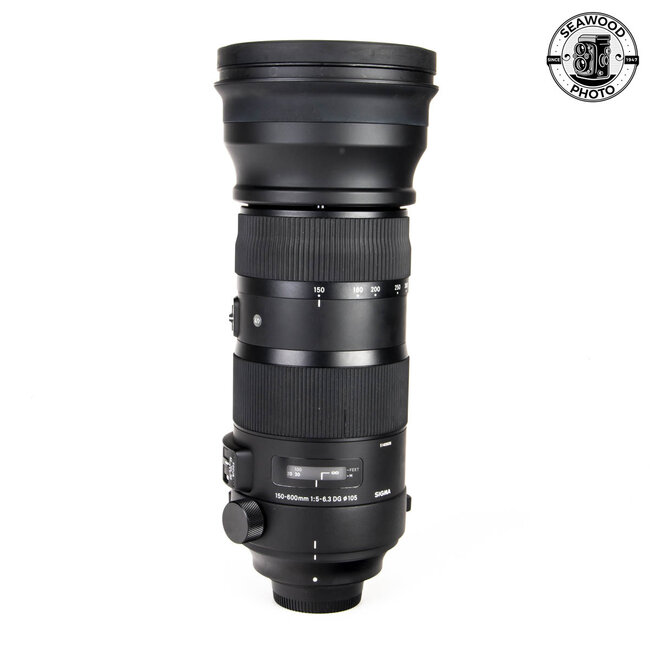 Sigma for Nikon F 150 - 600mm f5-6.3 DG OS HSM Sports Version GOOD+