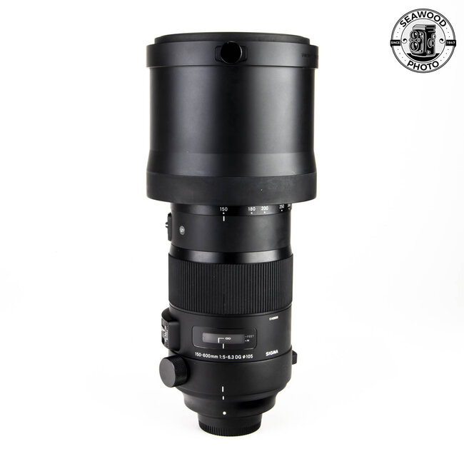 Sigma for Nikon F 150 - 600mm f5-6.3 DG OS HSM Sports Version GOOD+