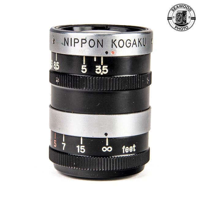 Nikon Varifocal View Finder For Rangefinder Cameras w/Box, Case GOOD+