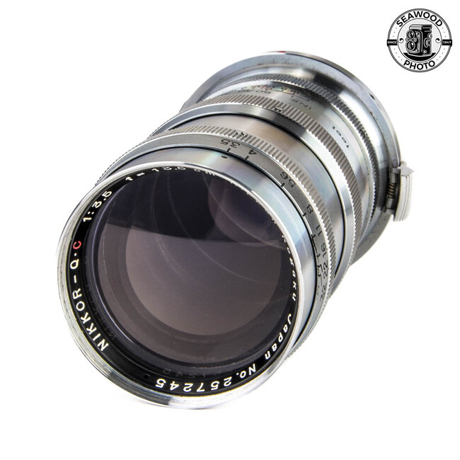 Nikon Nikkor Q.C 13.5cm 135mm f/3.5 for Nikon Rangefinder Cameras  EXCELLENT
