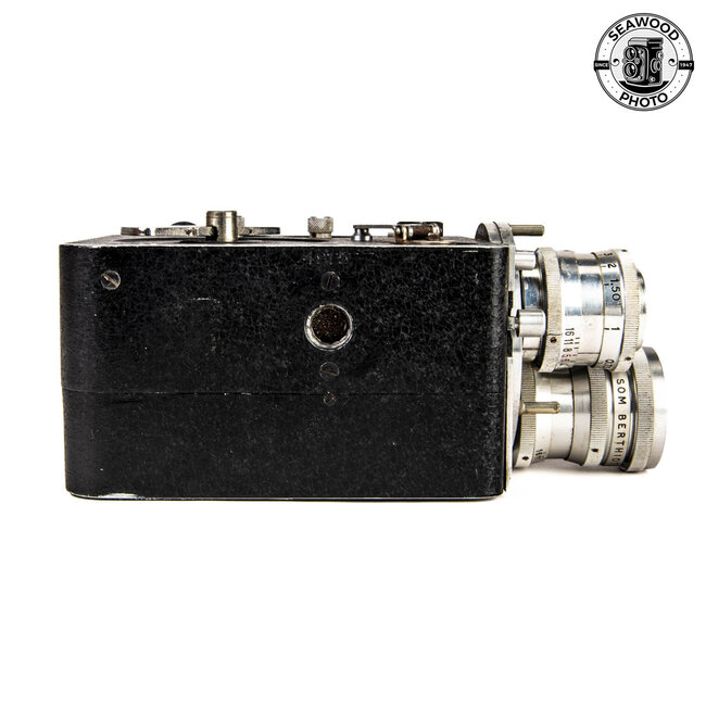 Leveque L.D. French 8mm Cine Movie Camera Berthiot Lenses GOOD