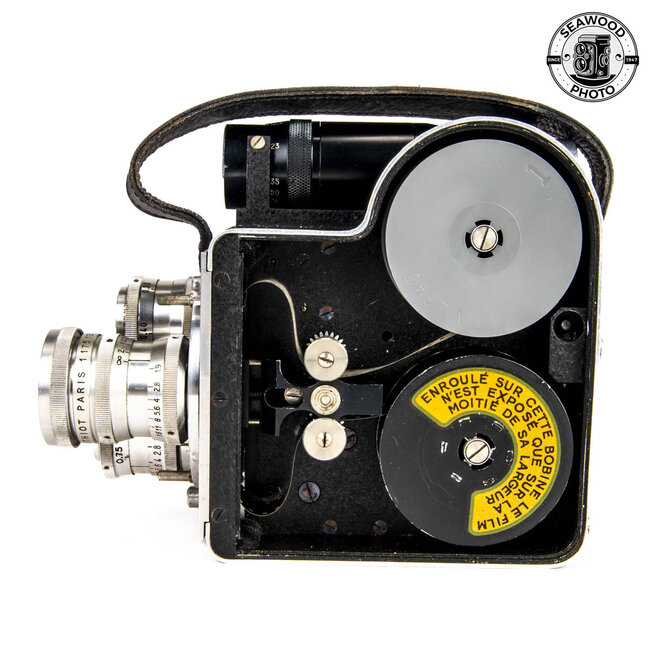 Leveque L.D. French 8mm Cine Movie Camera Berthiot Lenses GOOD
