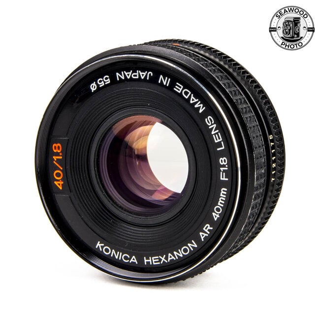 Konica Hexanon AR 40mm f/1.8 w/ KR-L Adapter GOOD+