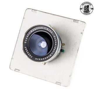 Schneider Schneider Super Angulon 65mm f/8 for 4 x 5 w/ Lens Board GOOD+