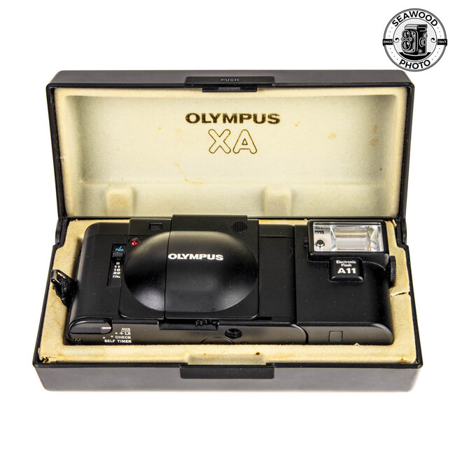 Olympus XA w/ A11 Flash GOOD+