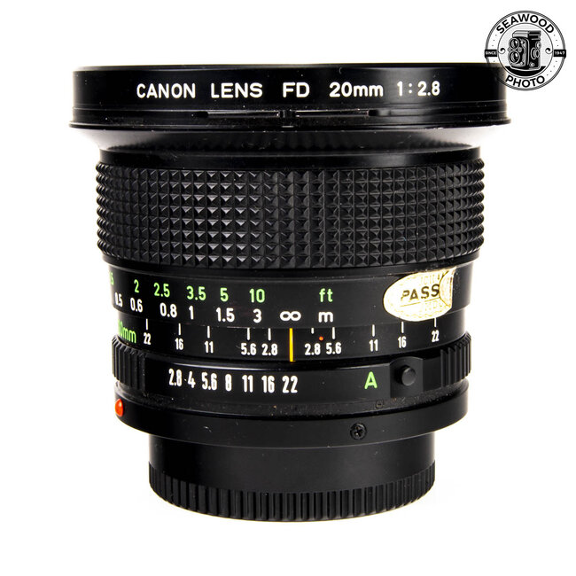 Canon FD 20mm f2.8 GOOD+