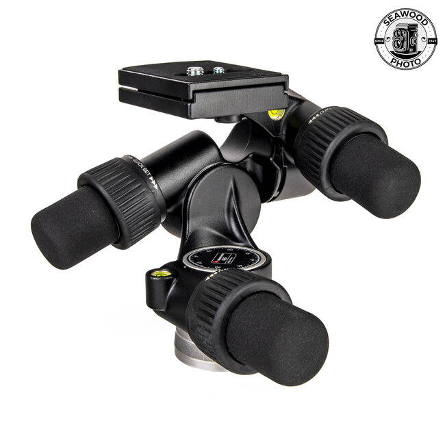 Manfrotto 405 3-Way Geared Pan-and-Tilt Head with 410PL Quick Release LIKE NEW