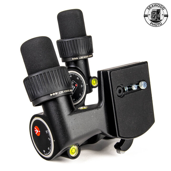 Manfrotto 405 3-Way Geared Pan-and-Tilt Head with 410PL Quick Release LIKE NEW
