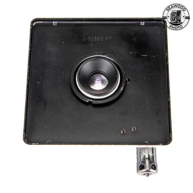 Graflex 90mm f./6.8 Optar W.A. Lens in Rapax Shutter GOOD+