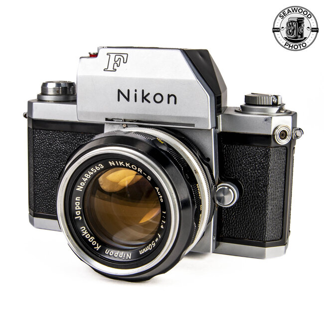 Nikon F w/ Nikkor 50mm f/1.4 (NO METER) GOOD