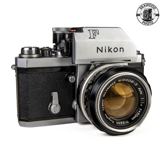 Nikon F w/ Nikkor 50mm f/1.4 (NO METER) GOOD