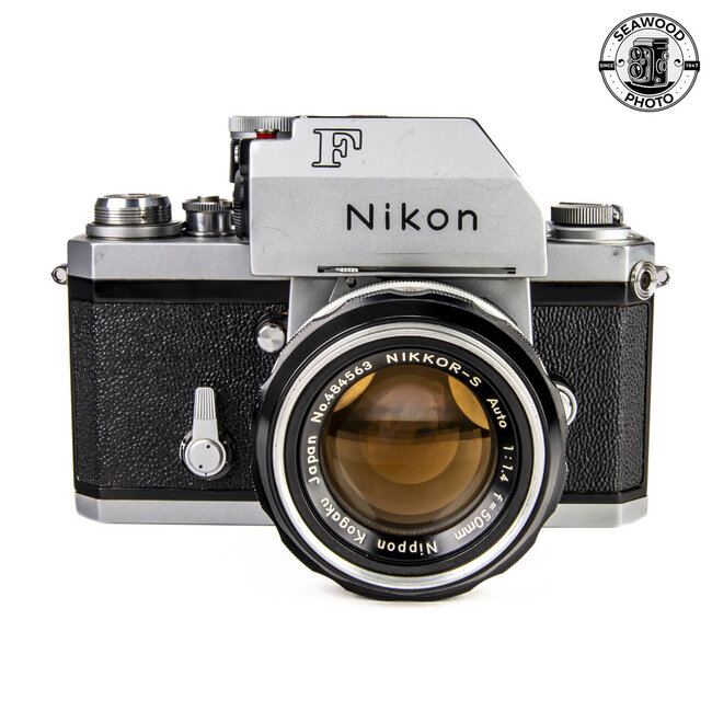 Nikon F w/ Nikkor 50mm f/1.4 (NO METER) GOOD