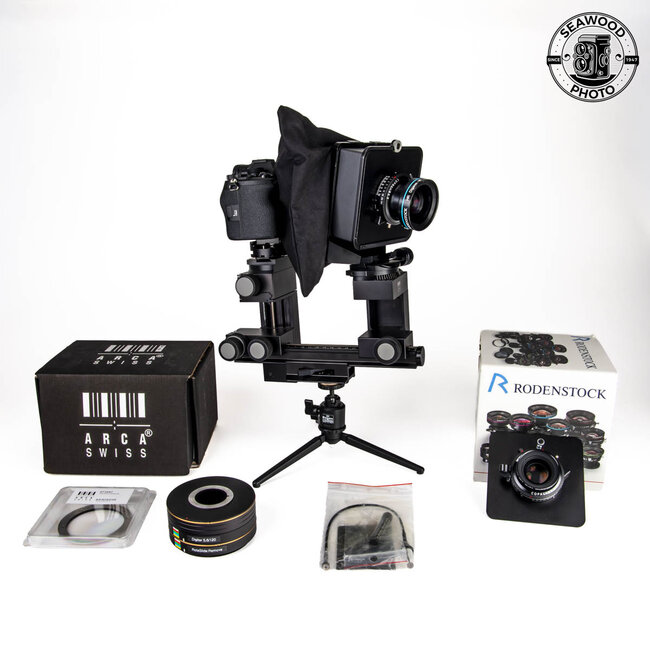 Arca-Swiss M-Two DSLR View Camera w/Schneider 120mm Apo-Digitar, Rodenstock 70mm EXCELLENT