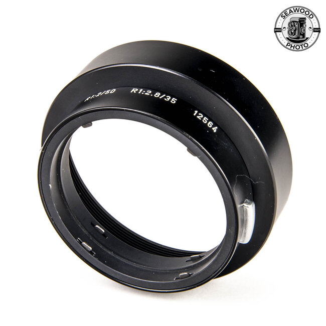 Leica Wetzlar Lens Hood 12564 for R 50 f/2, 35mm f/2.8 GOOD