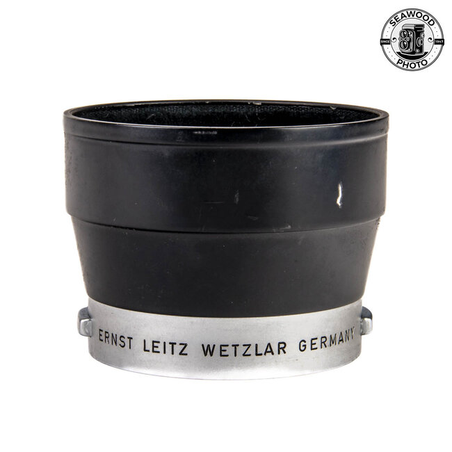 Leica IUFOO Metal Lens Shade for Elmar Elmarit 90mm, 135mm w/ Cap GOOD