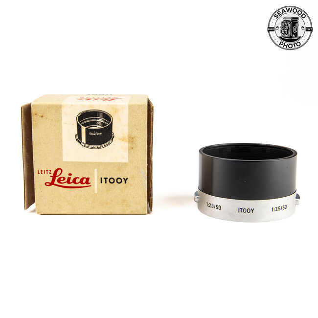 Original Leica Hood ITOOY for Elmar 5cm w/Cap and Box EXCELLENT