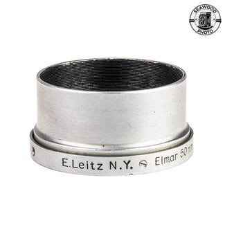 Leica Leica Leitz N.Y.  FISON Chrome Lens Hood Shade 5cm/50mm Elmar  GOOD