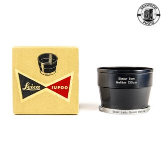 Leica Leitz Leica IUFOO 12575 N Lens Hood, For 135/4.5 90/2.8 90/4 w/Box GOOD+