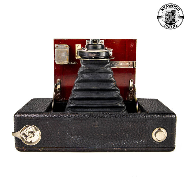 Ansco No 9 Folding Camera FOR DISPLAY w/Cyko Automatic Wollensak Shutter AS-IS