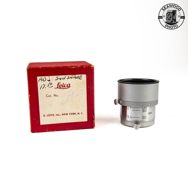 Leica ADFIK Lens Shade w/Box, Instructions GOOD+