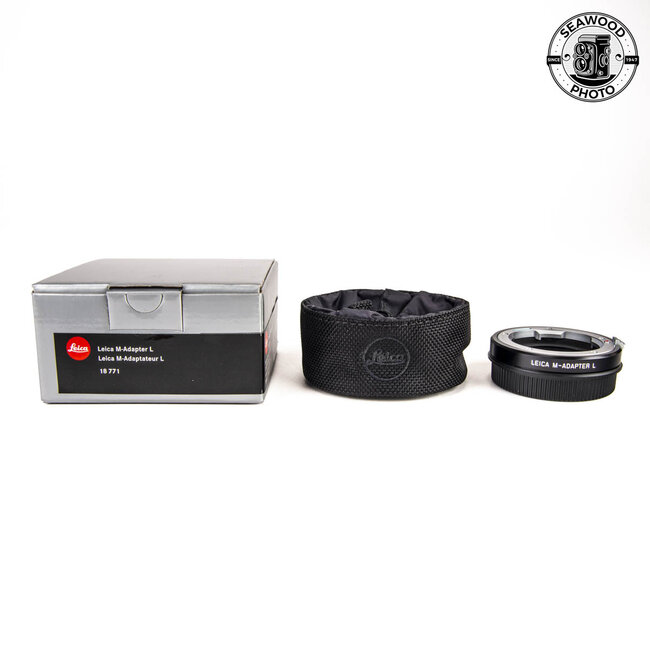Leica M-Adapter L  18771 (M-Mount Lens to L-Mount Camera) LIKE NEW