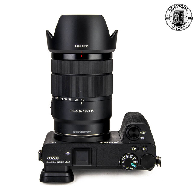 Sony a6500 24.2MP w/ 18-135mm LOW SHUTTER Count EXCELLENT
