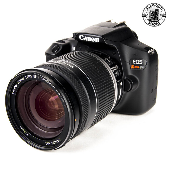 Canon Rebel T6 w/ 18-200mm f3.5-5.6 IS GOOD+