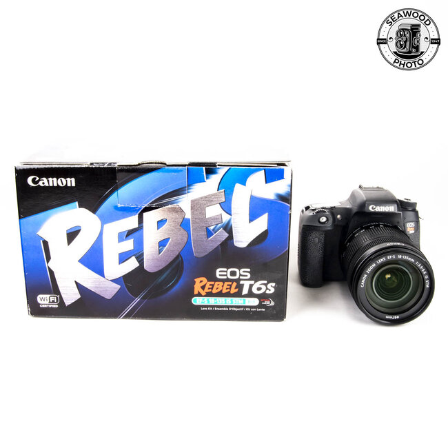 Canon Rebel T6S w/ 18-135mm f3.5-5.6 IS GOOD