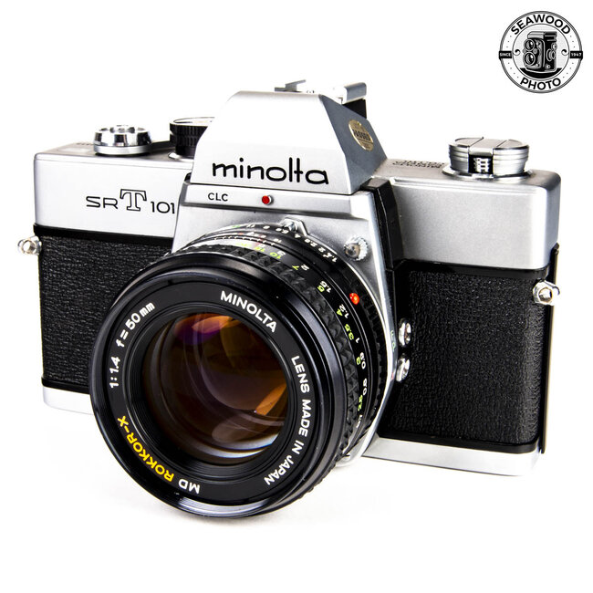 Minolta SRT-101 w/ 50mm f1.4 GOOD+