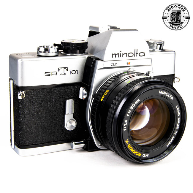 Minolta SRT-101 w/ 50mm f1.4 GOOD+