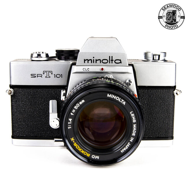 Minolta SRT-101 w/ 50mm f1.4 GOOD+