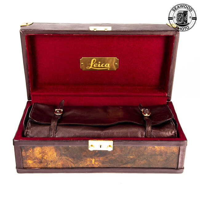 Leica Aztek Presentation Case w/Leather Insert for Leica R4   GOOD+