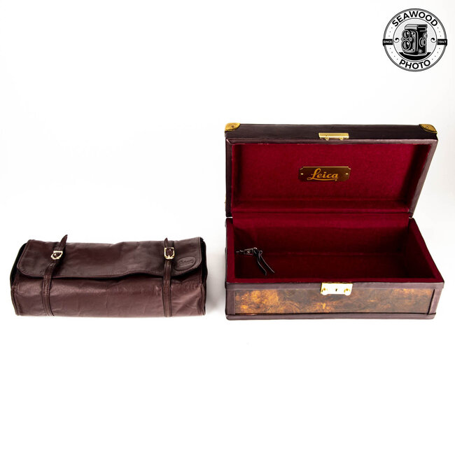 Leica Aztek Presentation Case w/Leather Insert for Leica R4   GOOD+