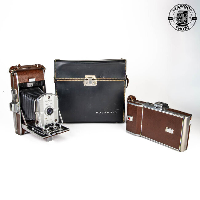 2-Vintage Polaroid Land Cameras, Model 95A and 95B,  Untested
