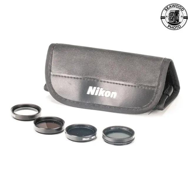 Nikon 28mm 4 Filter Set for COOLPIX 995 990 4500 Camera