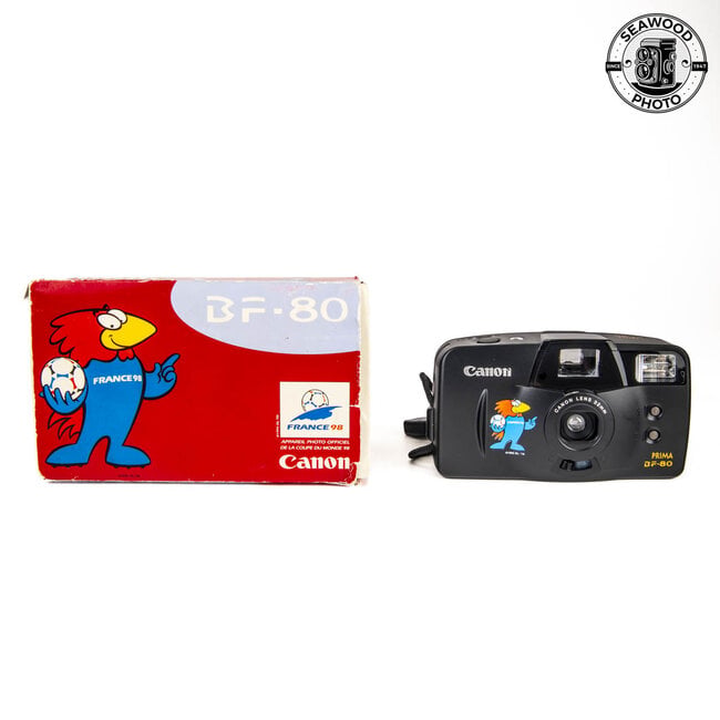 Canon Prima BF-80 Camera France 98 FIFA World Cup Edition EXCELLENT