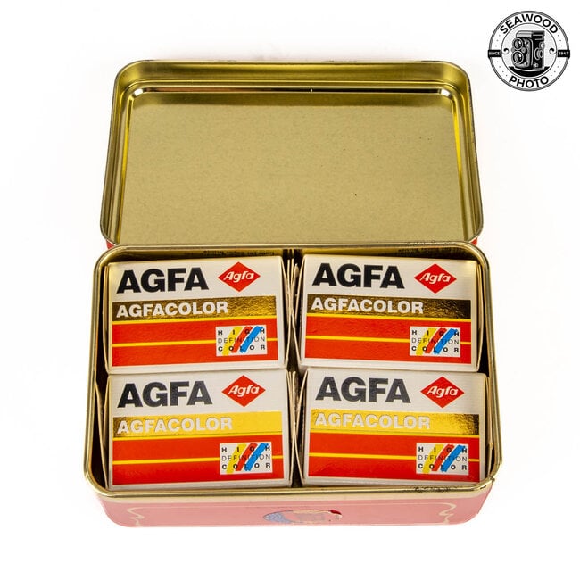 Agfa Vintage Camera Film Tin Canister 1928/29 With Film EXCELLENT