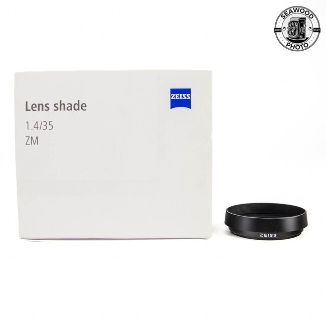 New Zeiss Brand Vented Metal Lens Shade for 35mm f/1.4 ZM Lens