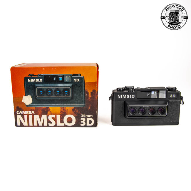 Nimslo 3D 35mm Quad Lens Film Camera, Works. EXCELLENT