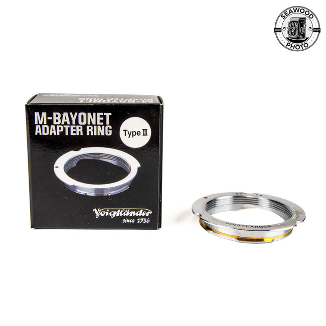 Voigtlander M Bayonet Adapter Ring L39 for 50/75mm Type II  LIKE NEW
